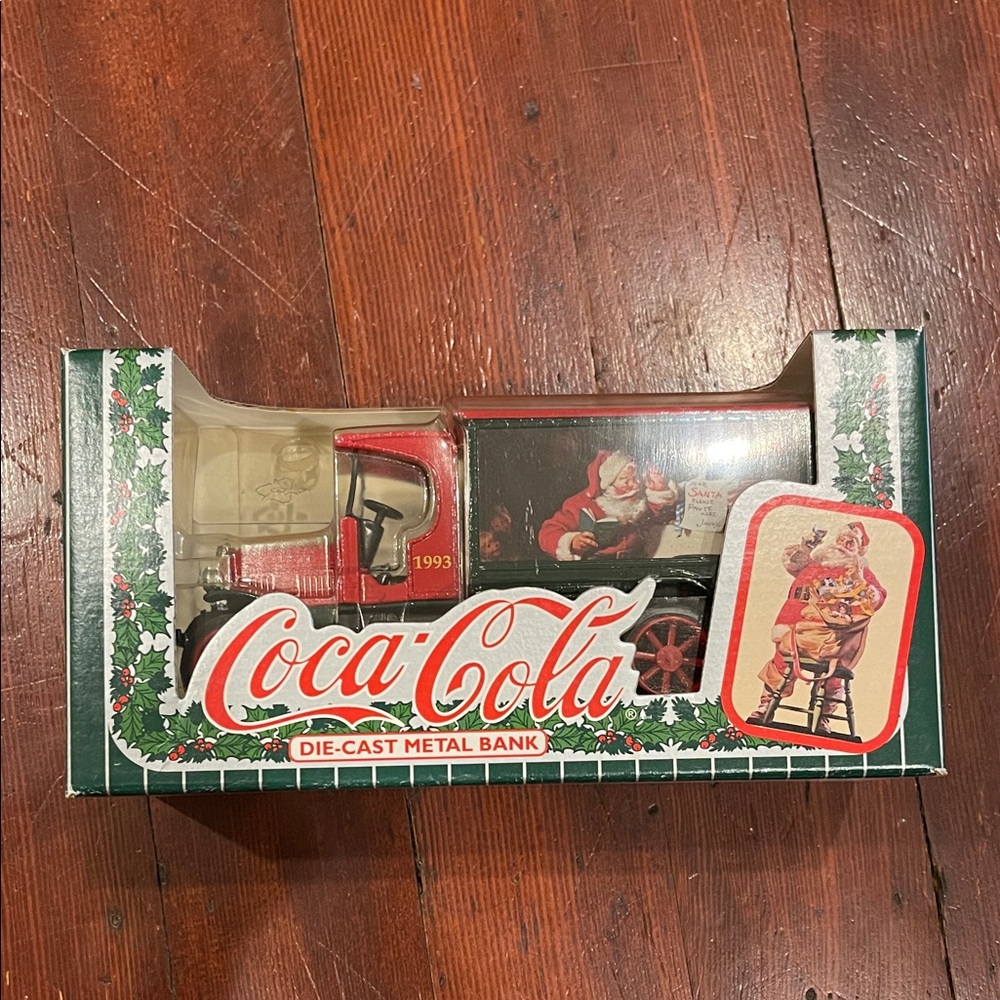 1993 Coca-Cola Metal Bank Delivery Truck